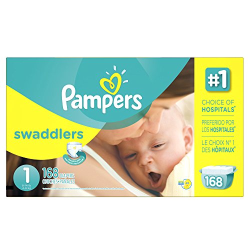 Pampers Size 1 / 168.0 / Multicolor Baby Diapers