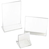 Cal-Mil Clear 4" x 7" Card Holder by Cal Mil – Model P406