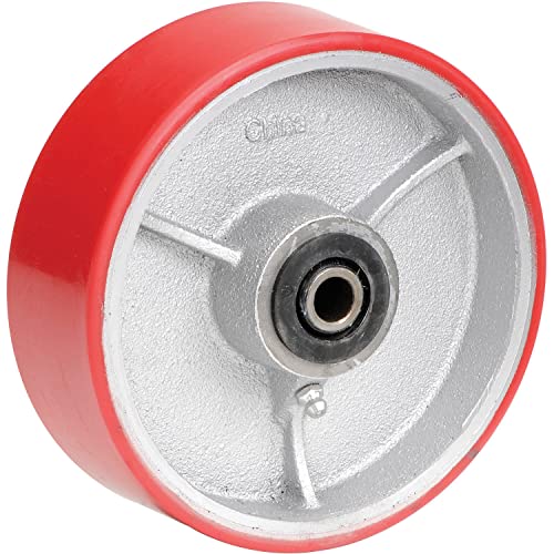 6 x 2 Polyurethane Wheel by Casters, Wheels & Industrial Handling – 6"L x 2"W x 2"H, Polyurethane, Model CW-620-PSRB