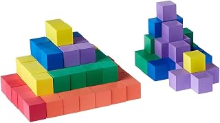 hand2mind Foam Blocks, Counting Cubes for Kids Math, 1 Inch Blocks for Preschool Crafts, Early Math Manipulatives for Preschool, Classroom Supplies for Teachers Elementary (Pack of 100)