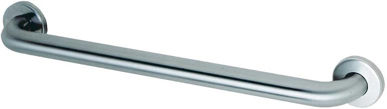 6806X24 Stainless Steel Straight Grab Bar with Satin-Finish by Bobrick – 24", Stainless Steel, Satin Finish, Model B-6806