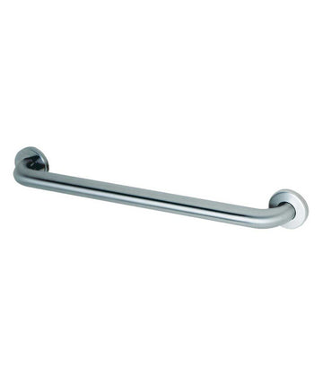6806X24 Stainless Steel Straight Grab Bar with Satin-Finish by Bobrick – 24", Stainless Steel, Satin Finish, Model B-6806