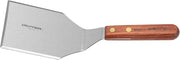 Dexter Russell 85859PCP Traditional Hamburger Turner by Dexter Outdoors – 5" x 4", Rosewood, Brown, Model 19780