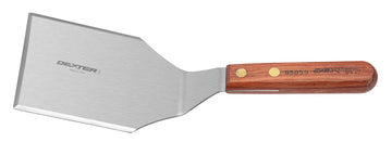 Dexter Russell 85859PCP Traditional Hamburger Turner by Dexter Outdoors – 5" x 4", Rosewood, Brown, Model 19780