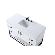 Caroline Bathroom Vanity White by Lighting Design – Wood, White, Model VF29248WH
