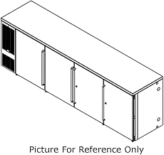 Perlick BBS108 108"W 4 Section Back Bar Cabinet
