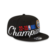 Denver Nuggets 2023 NBA Finals Champions Locker Room Snapback Hat Black by New Era – Acrylic Blend, Black, Model 9Fifty
