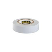 Scotch Electrical Tape by 3M – 1/2 in x 20 ft, Vinyl, White, Model 35-White-1/2x20FT