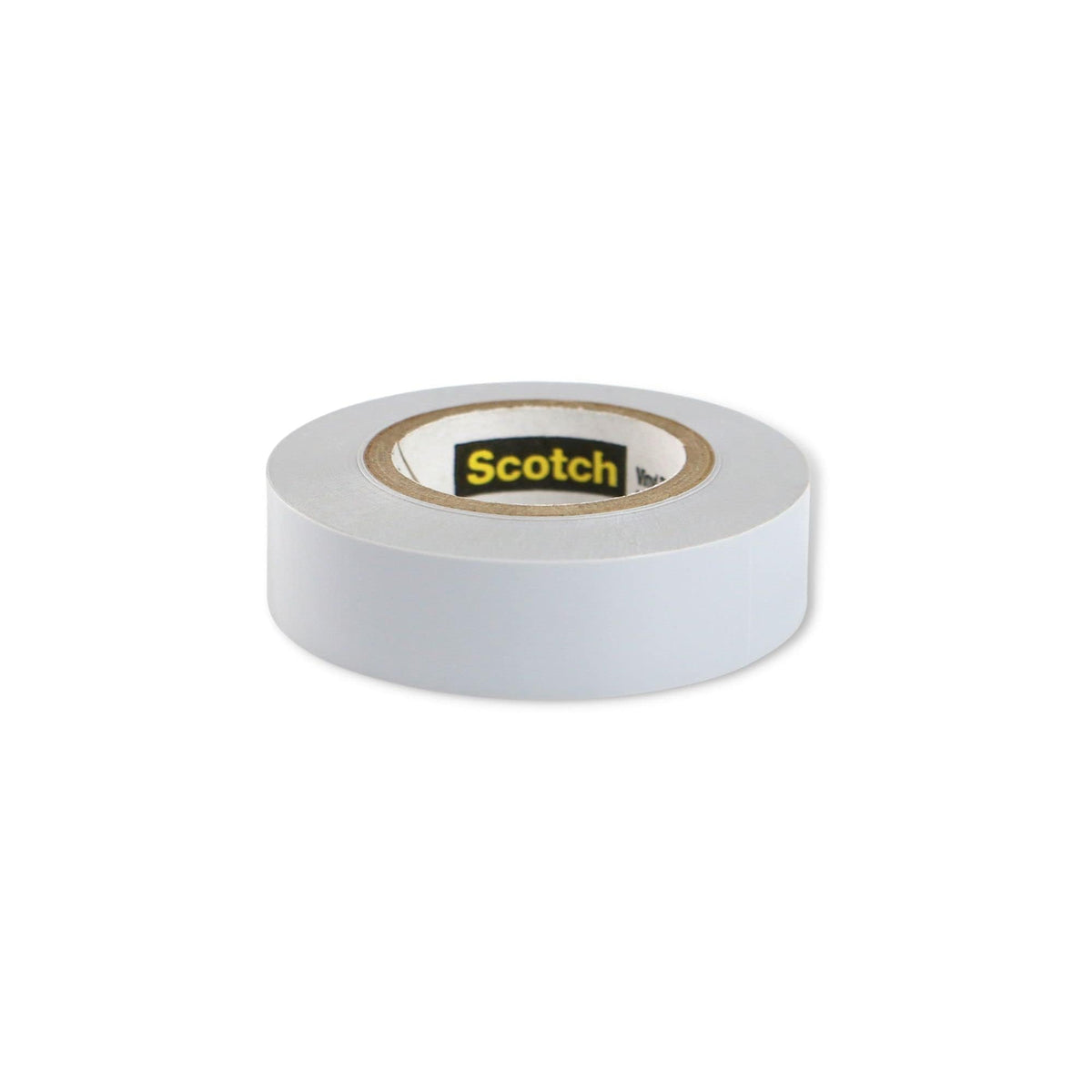 Scotch Electrical Tape by 3M – 1/2 in x 20 ft, Vinyl, White, Model 35-White-1/2x20FT