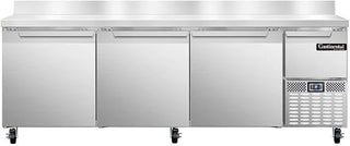 CRA93-BS Refrigerated Base Worktop Unit, 93" W, With Backsplash