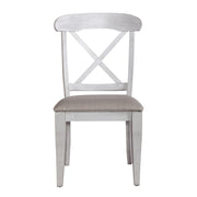 Liberty Furniture Ocean Isle 7 Piece Rectangular Table Dining Room Set Traditional - 6 X Back Side Chairs - Antique White & Weathered Pine by LIBERTY FURNITURE INDUSTRIES, INC. –
