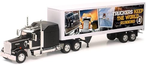 New-Ray Toys 1:32 Scale Trucker Appreciation Trucks, Multicolor, 4 Count
