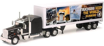New-Ray Toys 1:32 Scale Trucker Appreciation Trucks, Multicolor, 4 Count