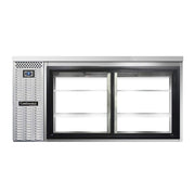 BBC69S-SS-SGD-PT Two Section Sliding Glass Door Refrigerated Pass-Thru Back Bar Cooler by Continental Refrigerator – Commercial Grade