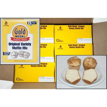Gold Medal Original Variety Muffin Mix 6 Case 5 Pound by General Mills – 5 LB, Pack of 6