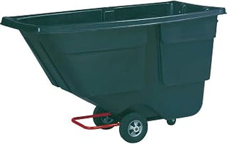 Rubbermaid Commercial Products Rubbermaid Commercial Polyethylene Tilt Truck, Heavy Duty 2300-Pound Capacity, Black, for Distribution Centers/Warehouse/Manfacturing/Construction