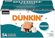 Dunkin' Dunkin S'mores Artificially Flavored Coffee, Medium Roast, Pods, 54 ct.