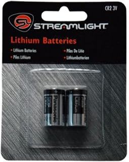 Streamlight 69223 CR2 Lithium Batteries for the TLR-3 and TLR-4 Flashlights, 2 Pack