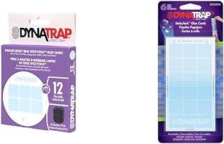 DynaTrap Replacement StickyTech Glue Boards for DT152 and DT3009/DT3019 Indoor Insect Traps - 12 and 6 Pack