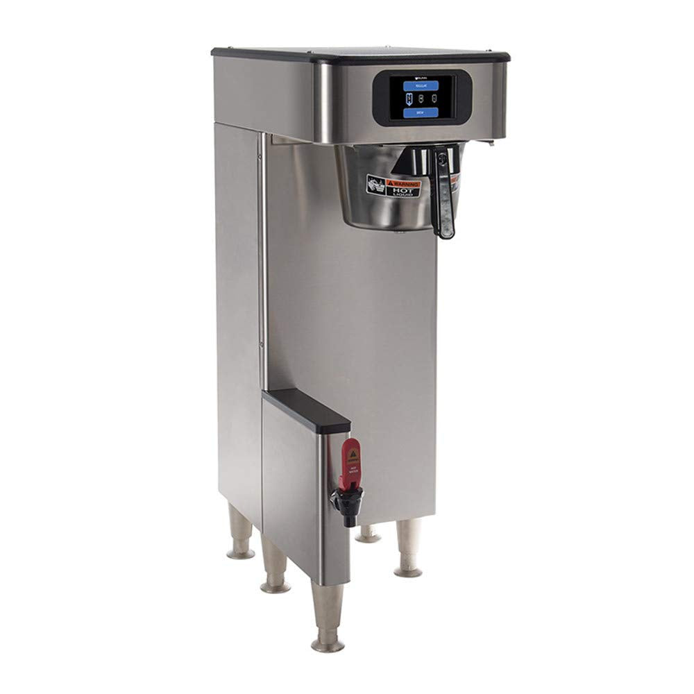 ICB TF Single Automatic Platinum Edition Coffee Brewer for 1-1/2 Gallon Servers (Not Included) by Bunn – 1.5 gallons, Stainless Steel, Stainless, Model 54300.0101