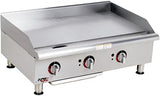 APW Wyott GGT-36I 36" Griddle, Gas, Countertop 75,000 BTU