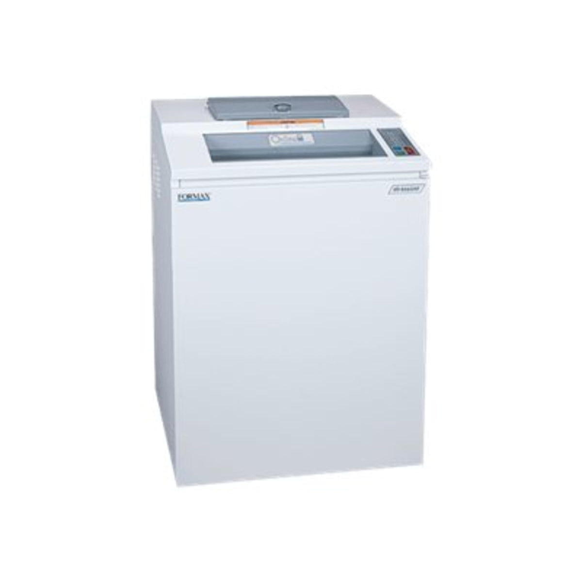 High Security Cross-Cut Paper Shredder with Auto Oiling System by Formax – 53.0 gallons, Metal, White, Model FD 8650HS