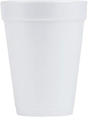 Dart Insulated Styrofoam Cup, 14 oz, White, Sold as 1 Carton 1000 Case