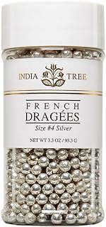 India Tree Silver French Dragees