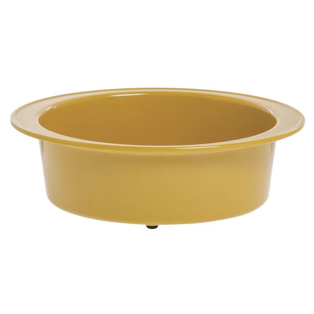 Serving Bowl Oval Mustard Yellow Plastic - 12 3/8 L x 9 1/2 W x 4" H by HUBERT – Melamine, Mustard Yellow, Model H0044-MUSTARD