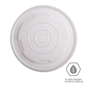 Eco-Products EcoLid Renew & Comp Food Container Lids F/12 16 32oz 50/PK 10 PK/CT by ECO PRODUCTS – 32.0 ounces, Plastic, white, Pack of 500, Model ECOEPECOLIDSPL