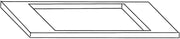 Ice-O-Matic KBT19 Top/Adapter Kit Replacement for 22" CIM or 21" MFI/GEM and 30" Bin | Heavy-Duty Mounted Flat Lid Attachment for Nugget Dice Ice Cube Maker Machine | Stainless Steel, 22"H x 23.5"D
