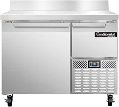 CRA43-BS Refrigerated Base Worktop Unit, 43" W, With Backsplash