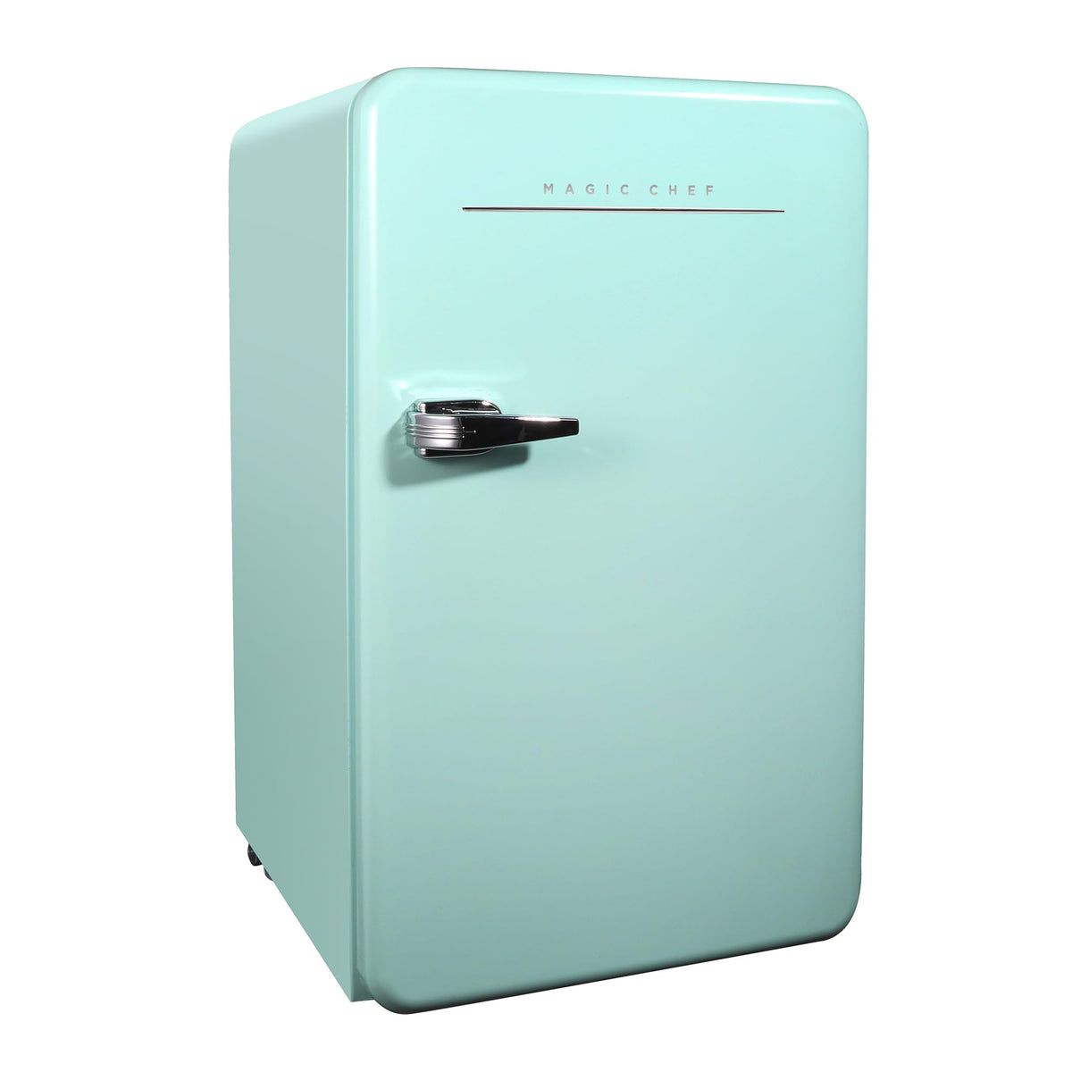 Compact Refrigerator by Magic Chef – 3.2 cubic_feet, Plastic, Green, Model MCR32CHM