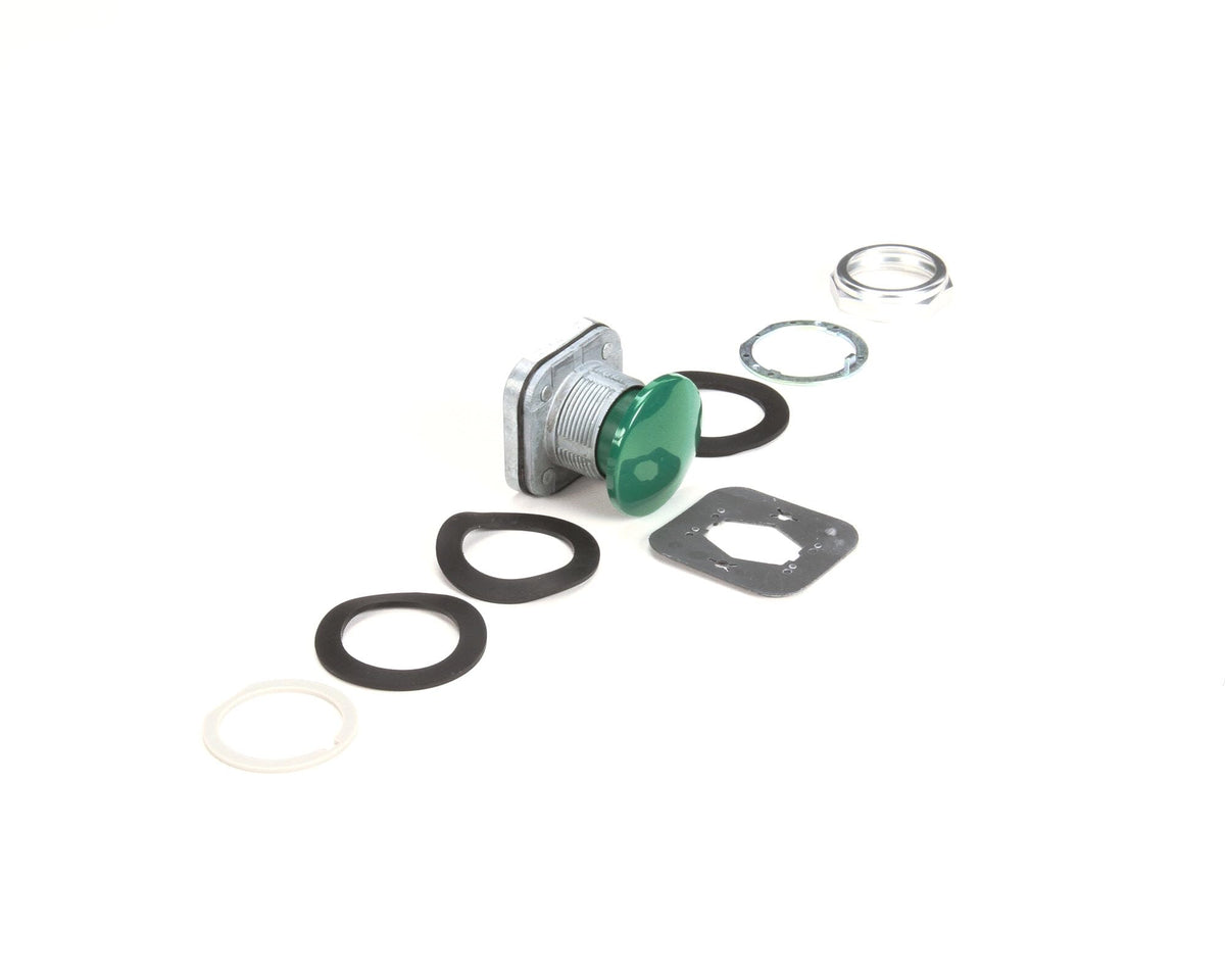 800T Green Mushroom Push Button by Edlund – Plastic, Green, Model B137