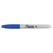 Permanent Markers | Fine Point | Black & Blue | 2 Count by Sharpie – 1 Count (Pack of 2), Plastic, black/blue, Pack of 2, Model 1986444