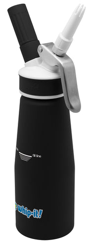 1/2 L Accent - Black by Whip-It! – 1/2 L, Rubber, Black, Model COMINHKPR115078