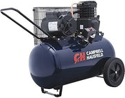 Campbell Hausfeld 20 Gallon Horizontal Air Compressor, 2 HP, Single‑Stage, Dual Voltage 120/240V, 135 PSI