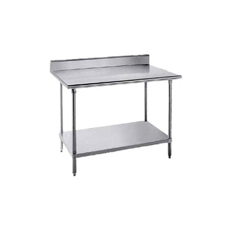 30" x 24" Work Table by Advance Tabco – Steel, Silver, Model KMSLAG-240