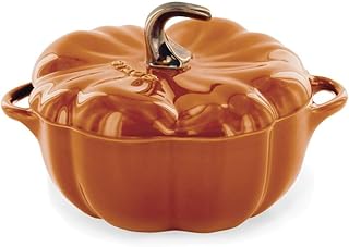 STAUB Ceramic 16-oz Petite Pumpkin Cocotte - Burnt Orange