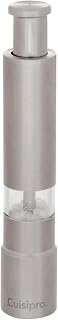 Cuisipro Stainless Steel Salt & Pepper Mill & Ginding Pump BPA Free,Silver
