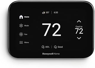 Honeywell Home THX1200B6 ElitePRO™ S1200 Smart Thermostat, 5" Touchscreen, Black