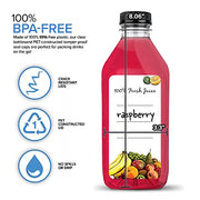 Stock Your Home 32 oz - 6 Count / Black Caps / 32.0 ounces Sports Water Bottles