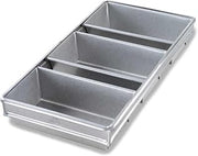 Chicago Metallic Bread Pan Set, 3-pan, 9-7/32" x 17-7/8" x 2-3/4" overall