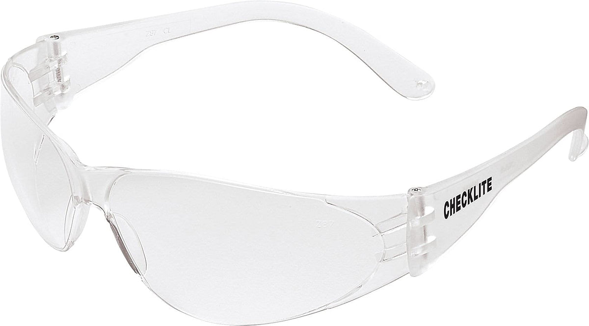 MCR Safety Clear / 1 Count (Pack of 1) / Anti-scratch Safety Glasses