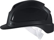 Uvex Pheos B Protective Helmet, Work Helmet, Ventilated Work Helmet, Construction Site Helmet, Black