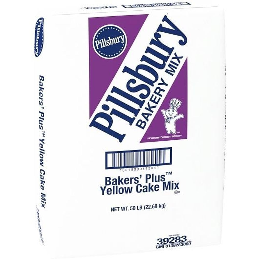 Yellow Cake Mix by Pillsbury Baker's Plus – 800 Ounce (Pack of 1), yellow