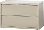 Hirsh Industries 42" Wide Two-Drawer Lateral File - Putty 14994