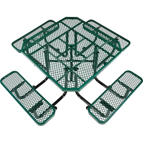 Global Industrial Green / Industrial / 1 Picnic Tables