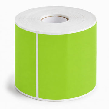 Fluorescent Green Rectangle Inventory Labels by Glownary – 4 X 6 Inches, Paper, Fluorescent Green, Pack of 500, Model 323fg4x6br