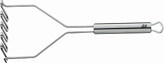 WMF Potato Masher 29 cm Profi Plus Cromargan Stainless Steel Partly Matt Dishwasher Safe, Red, 29 x 10 x 5.9 cm